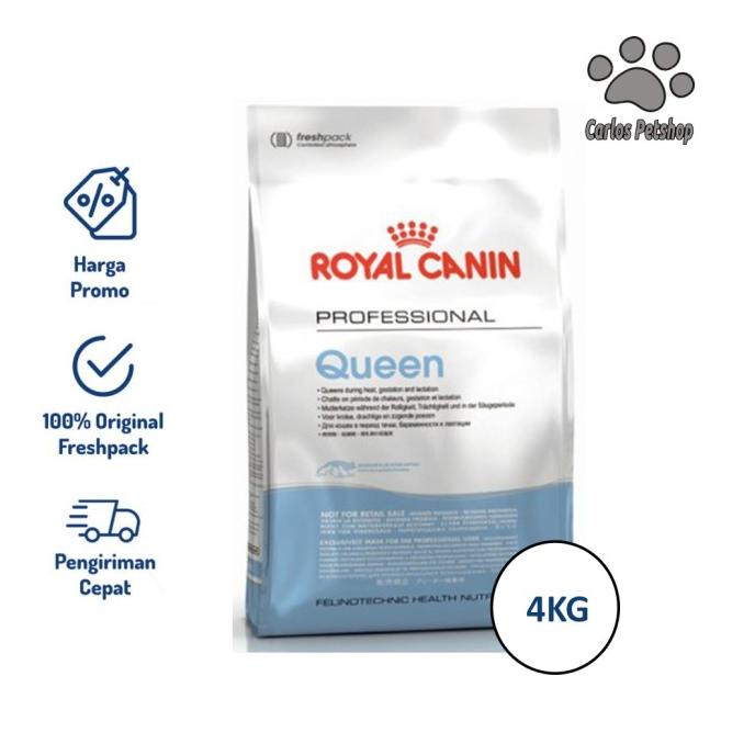 ROYAL CANIN Pro Queen Professional 4kg - PROMO Star Seller Termurah
