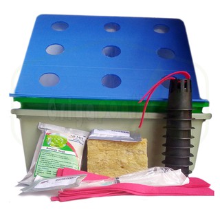 STARTER KIT iHIDROPONIKi 9 LUBANG 2 BAK PAKET KIT iHIDROPONIKi STARTER KIT iHIDROPONIKi 9 LUBANG 2 BAK PAKET KIT iHIDROPONIKi