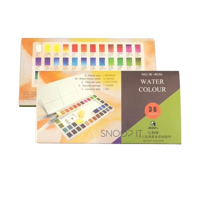 

Water Colour 36 Warna Maries #W-4036 / Cat Air Artist Colour 36 Warna – SHSNP