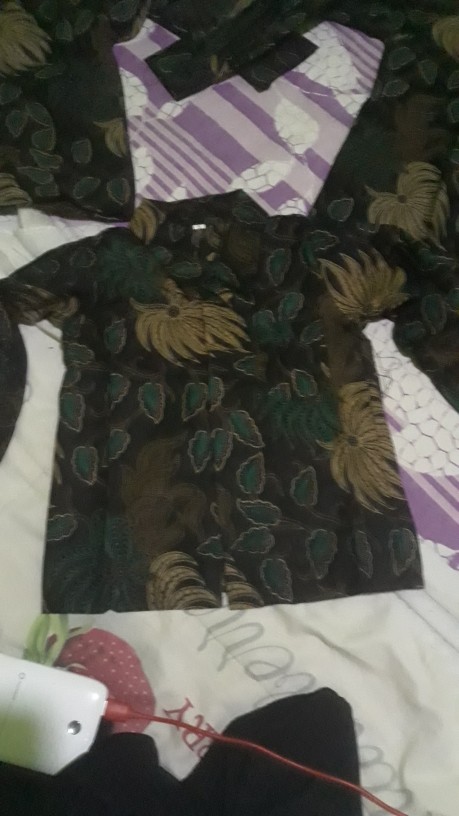 Hem Kemeja Batik Lengan Panjang Anak Cowok Seragam Sekolah Baju Batik Anak Cowok Batik Anak Lakilaki