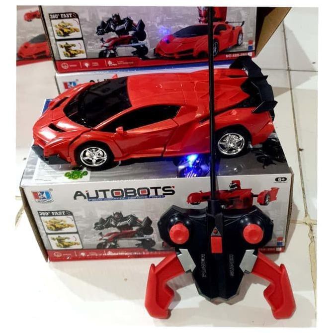 Ready Stok mainan rc mobil robot the last knight remot kontrol transformer BARANG BAGUS