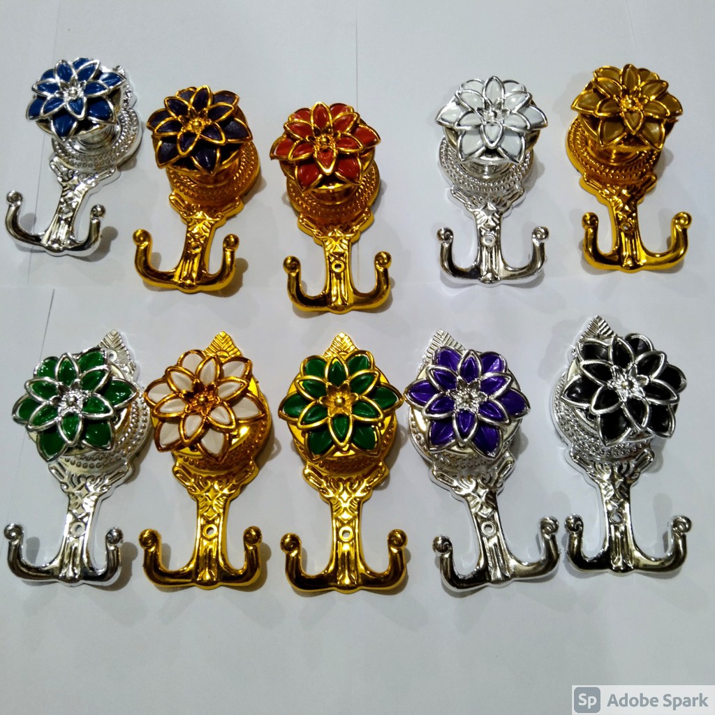 Huck ,pengait tali gorden,sangkutan tali gorden, pengait tali gorden jendela,pengait tali pintu.