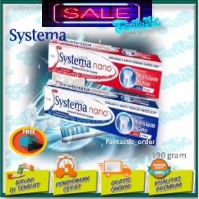 Systema Pasta Gigi Menthol Breeze / Pasta Gigi Systema Spring Fresh 190 gram