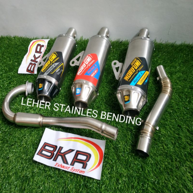 NEW PRODUCK KNALPOT ROCKET 4 KLX 150 BF CRF 150L WR 155 TERMURAH-1