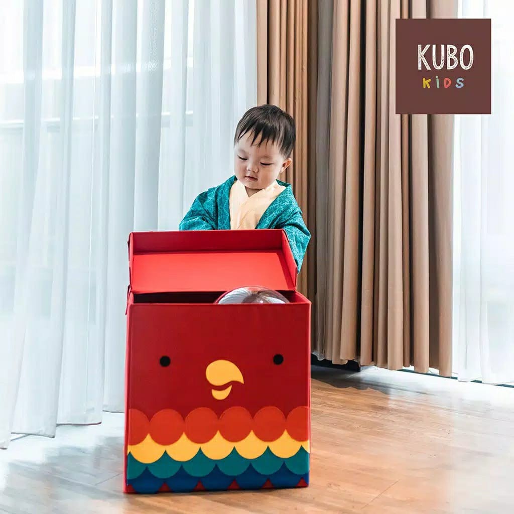 Kubo Kids Omu Box Organizer/Kotak penyimpanan