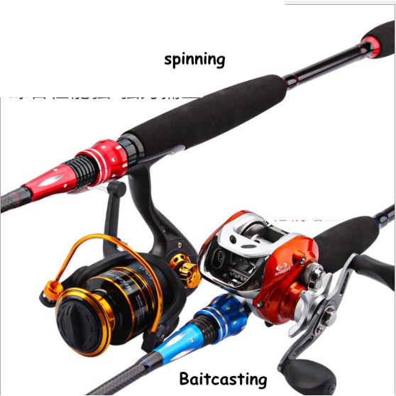 JORAN UL ULTRALIGHT 1.65m 1.8m 2.1m WARNA HITAM MERAH CARBON FIBER SPINNING DAN BAITCASTING 10-20LB