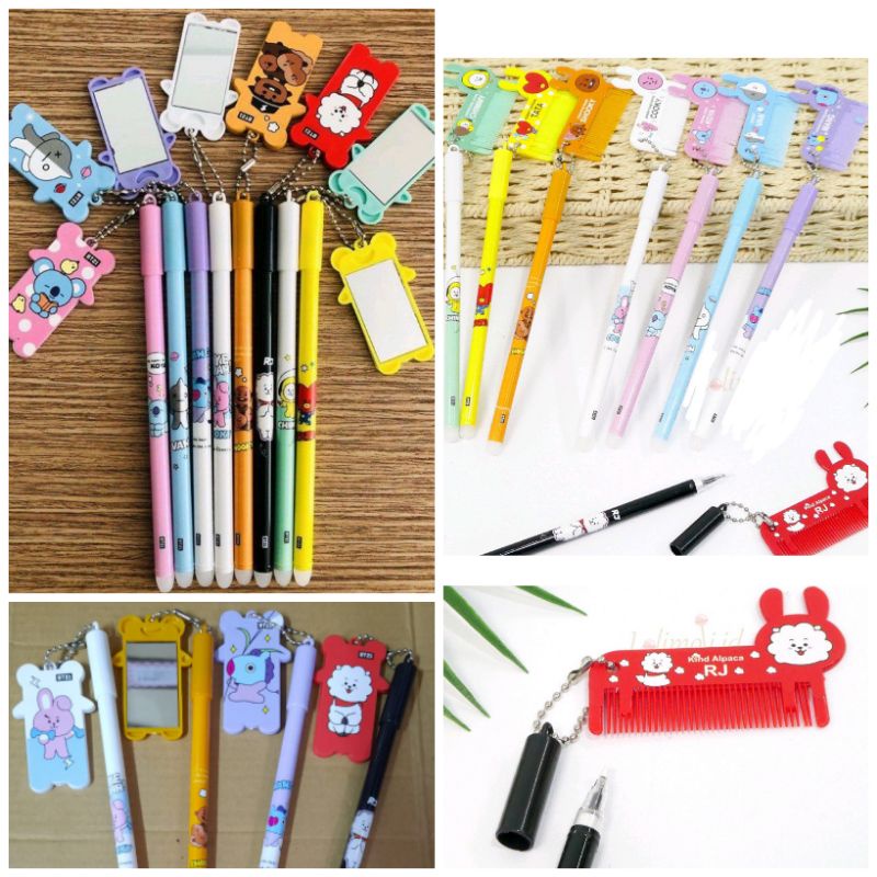 

Bolpen kaca , sisir / Pen gel kaca , sisir
