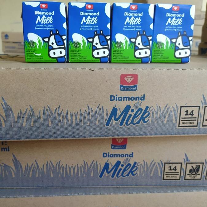 

(BISA COD) UHT diamond 125ml coklat dan stroberi HEMAT Kode 268