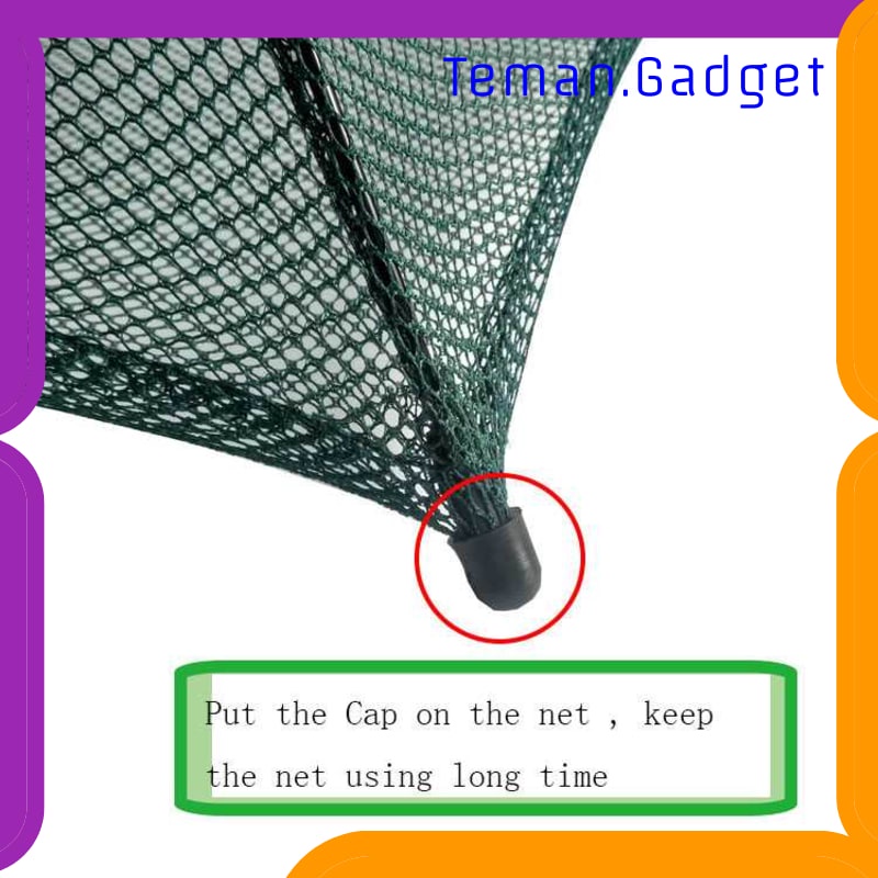 TG-IF276 JARING PANCING IKAN HEXAGONAL 10 HOLE FISHING NET TRAP CAGE - H14572