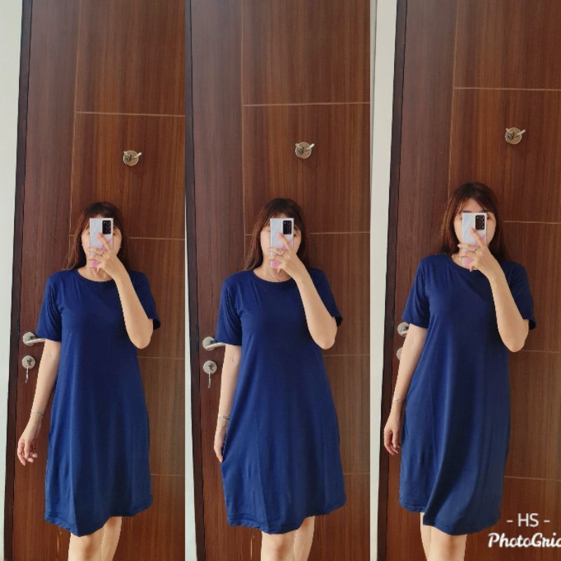 DRESS POLOS OVERSIZE NESSI /DRESS CEWEK/DRESS OVERSIZE