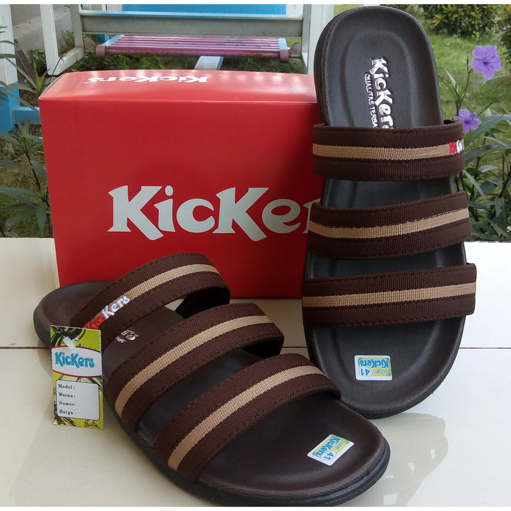 PROMO special Sandal Pria kickers bisban bordile asli