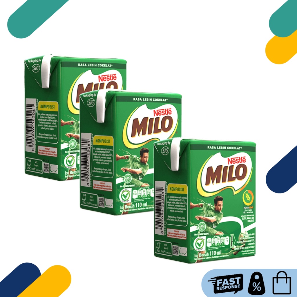 

Susu UHT Milo Active Go MINI pack - Netto 110 ml