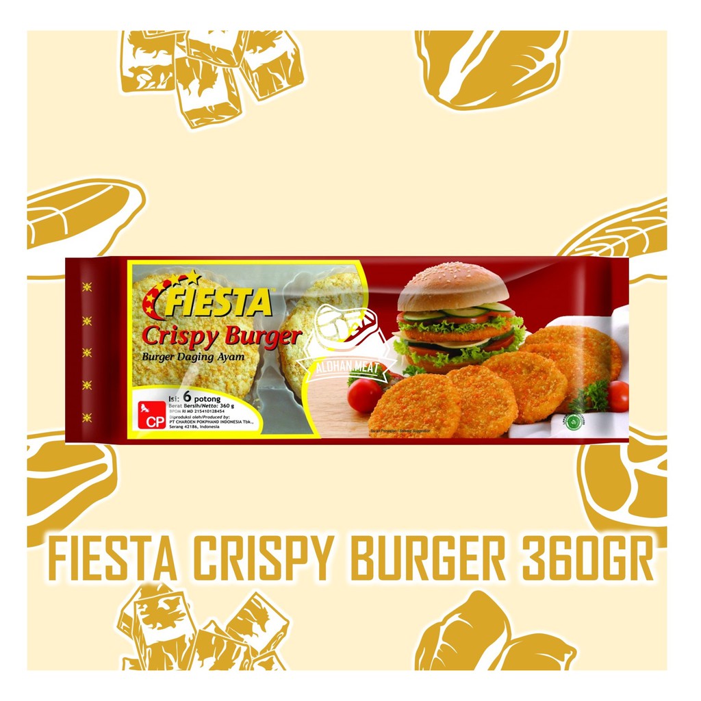 

Fiesta Crispy Burger 360gr