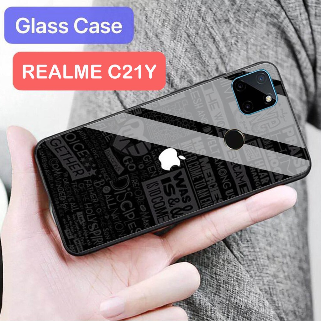 [H01] Softcase Kaca Realme C21Y - Casing Hp Realme C21Y  - Case Hp Realme C21Y