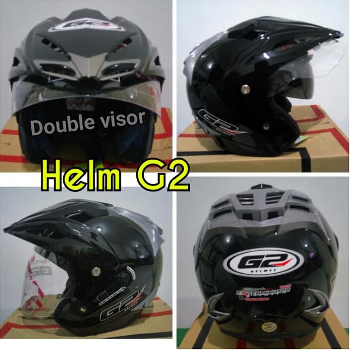 Helm G2 Exterminator / helm half face / helm murah - revivalll