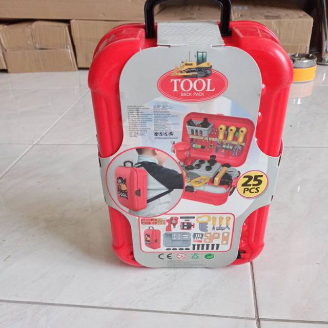 MAINAN ALAT TUKANG BOX TOOL BAC PACK