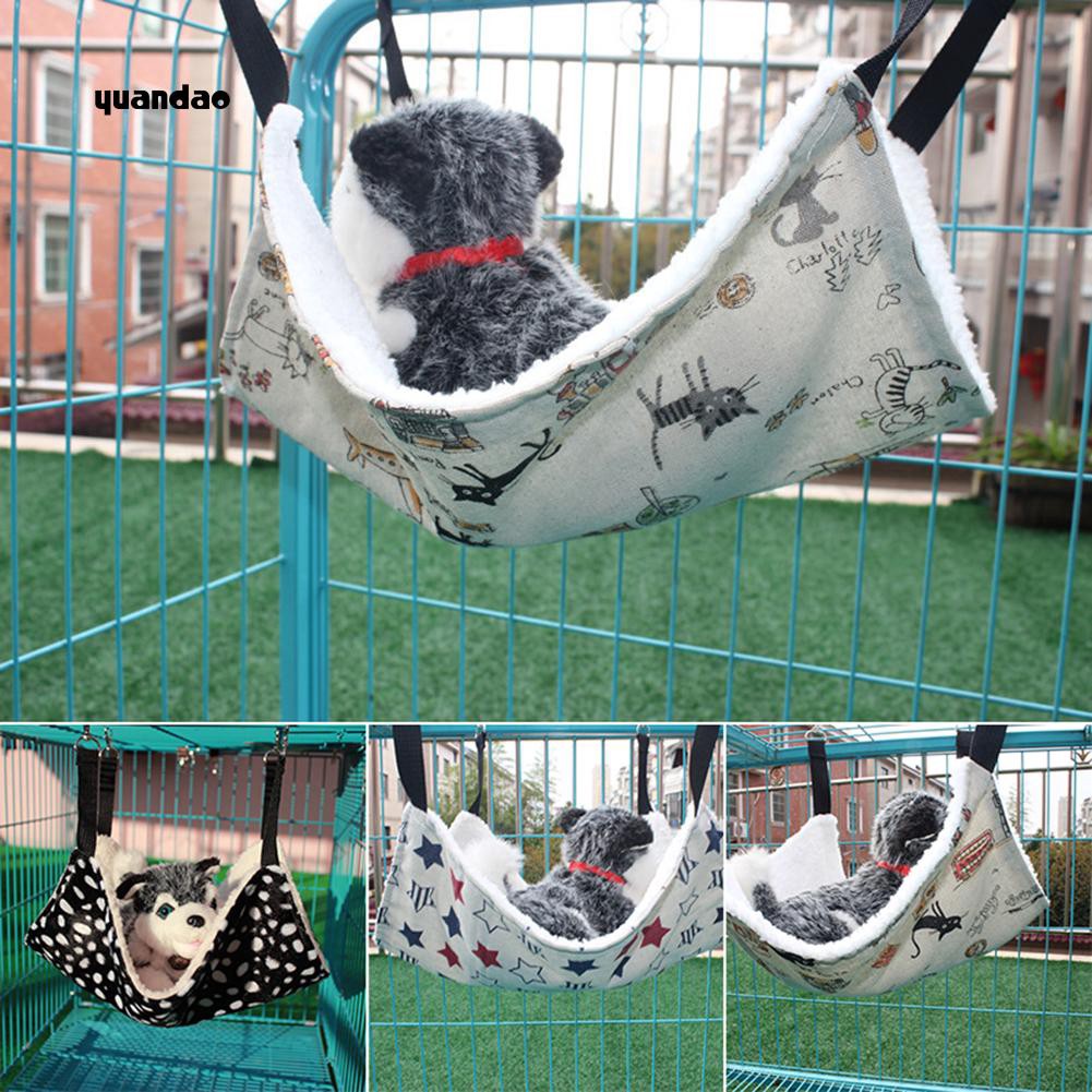 Yuan Cute Rabbit Chinchilla Cat Cage Hammock Small Pet Dog Puppy Bed Cover Blanket Shopee Indonesia