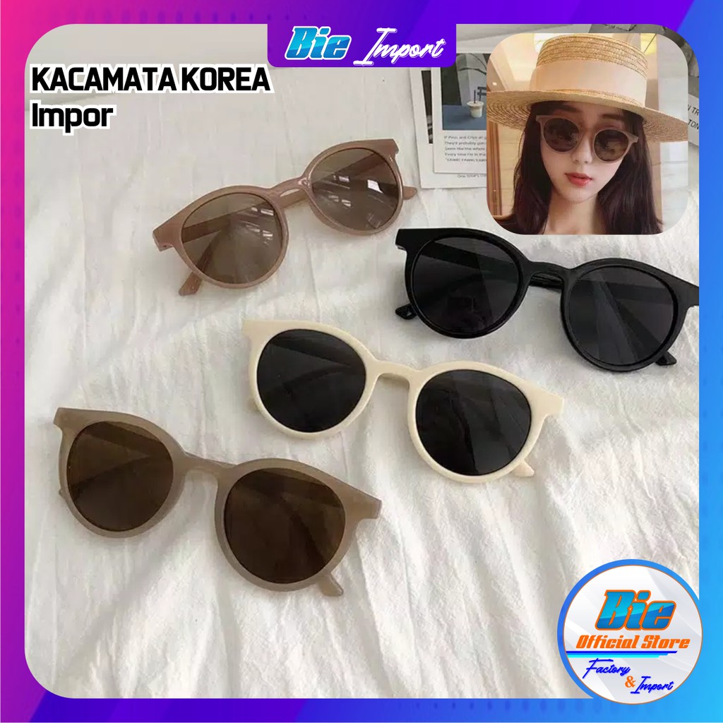 Kacamata Korea Retro Fashion Impor