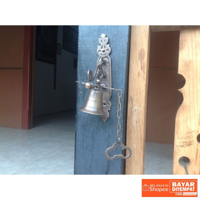 Bel pintu kuningan / Brass doorbell Termurah