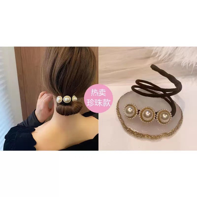 ➰CKK➰ Ikat Rambut Strap FA79 Hair Bun Maker / Magic Hairbun / Cepol Gaya Korea-#4