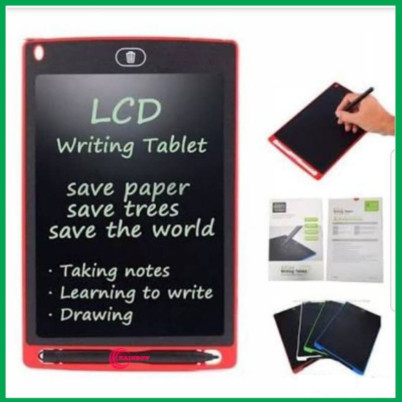 LCD DRAWING 8,5inch writing tablet papan tulis hapus Led