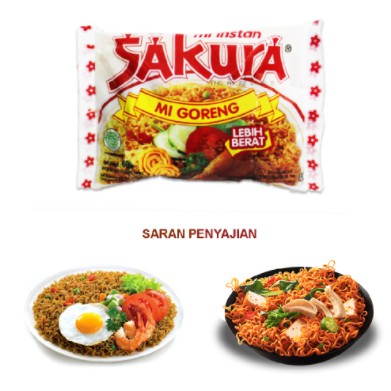 

Mie Sakura . Mie Goreng Instan 90an