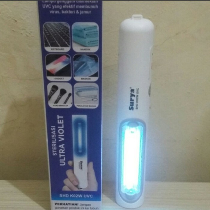 Surya SHD K02W UVC Lampu Disinfektan Sterilizer Virus Bakteri UV