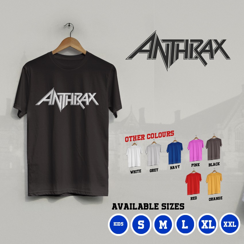 KI/01 Kaos Distro Band Anthrax Heavy Metal Scott Ian T-Shirt