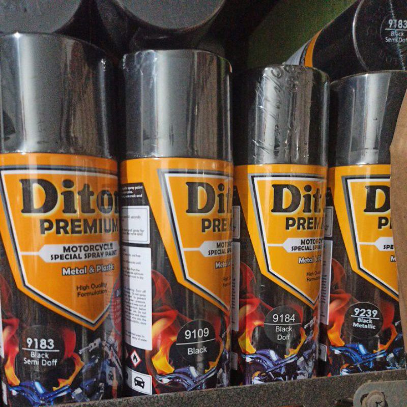 DITON PREMIUM 400 CC WARNA STANDAR BLACK/BLACK DOP/CLEAR/WHITE/SILVER