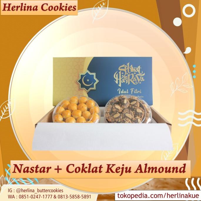 

Hampers Kue Lebaran (Nastar + Coklat Keju Almound) Sarahasana_