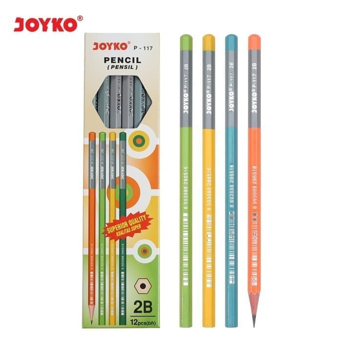 

Pencil / Pensil Joyko P-117 / 2B (12pcs)