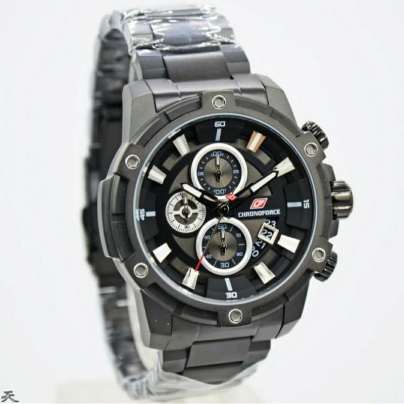 Jam Tangan Pria Chronoforce 5320 Rantai Original Murah