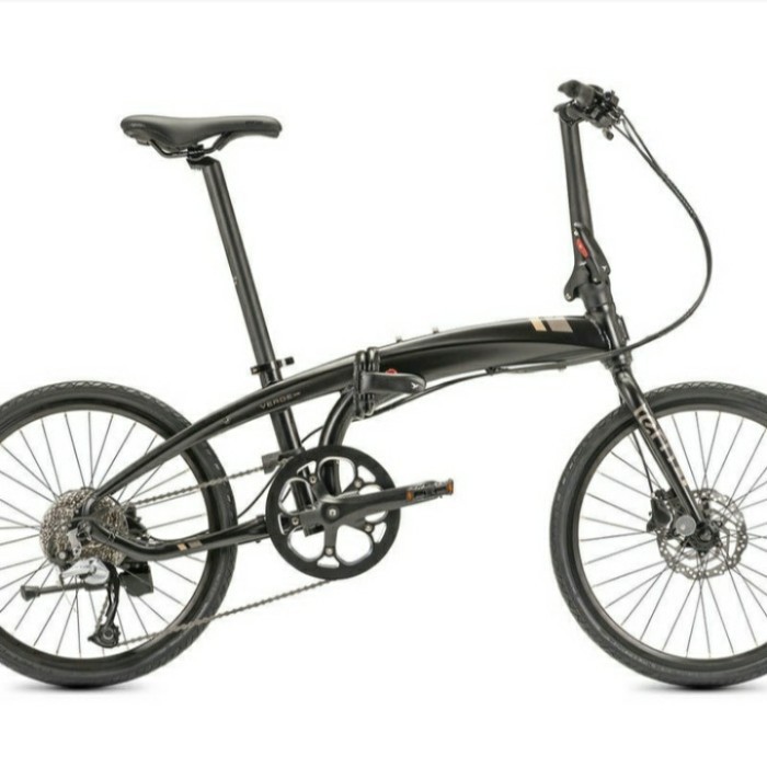 SEPEDA LIPAT TERN VERGE D9 2021 DISCBRAKE TERBARU BLACK