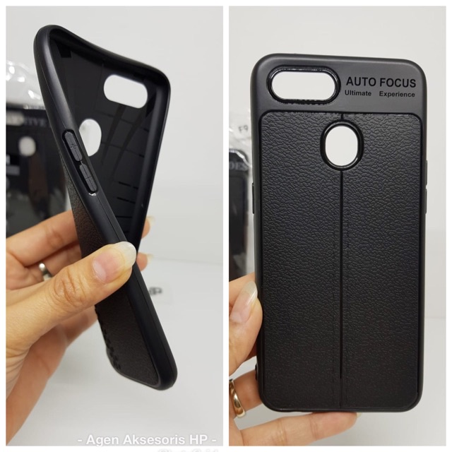Oppo A5S Casing Lentur Autofocus Hitam