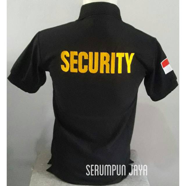 KAOS SECURITY TURN BACK CRIME - KAOS TBC SECURITY - KAOS KERAH TBC SECURITY LOGO WINGS FULL BORDIR