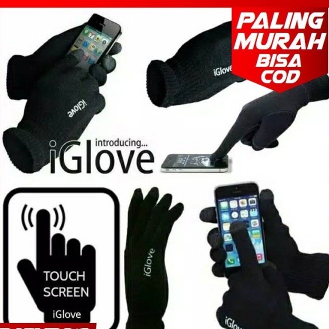 IGLOVES Sarung Tangan Touch Screen Smartphones & Tablet HP