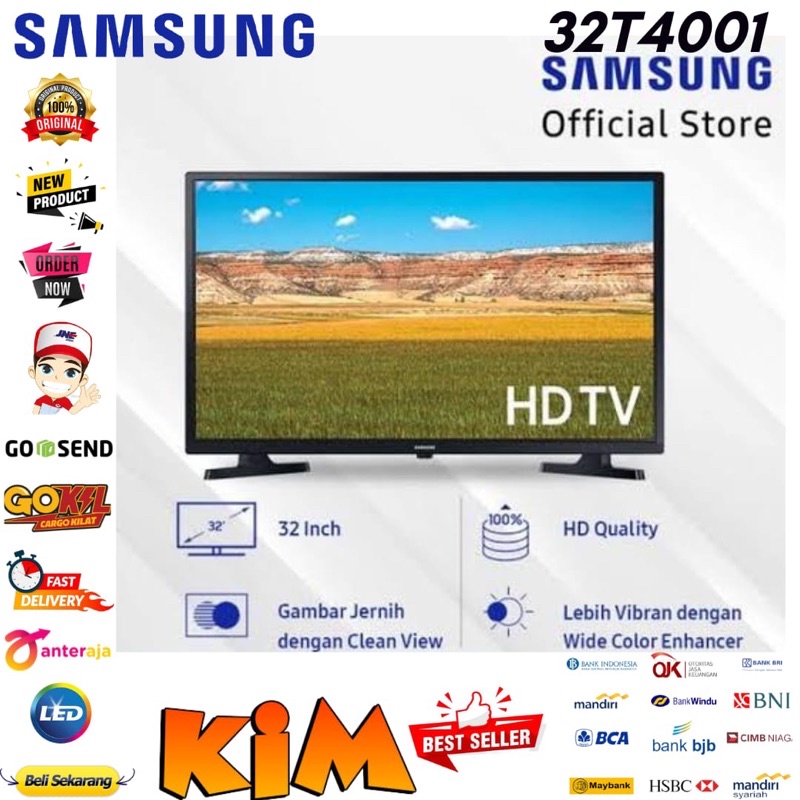 SAMSUNG LED TV 32 Inch 32T4001 Digital TV USB Movie HD - UA32T4001