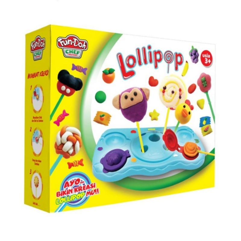 Mainan anak balita LOLIPOP FUN DOH mainan anak perempuan laki
