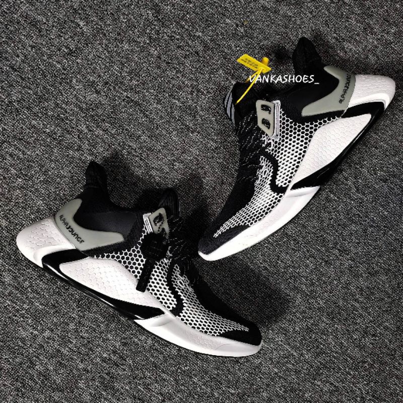 ADIDAS ALPHABOUNCE INSTINCT M BLACK WHITE
