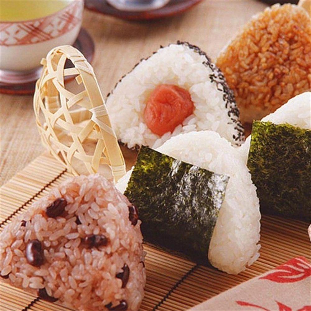 Populer Cetakan Sushi Bingkai Alat Dapur Dekorasi Segitiga Sushi Maker Bento Bentuk Segitiga