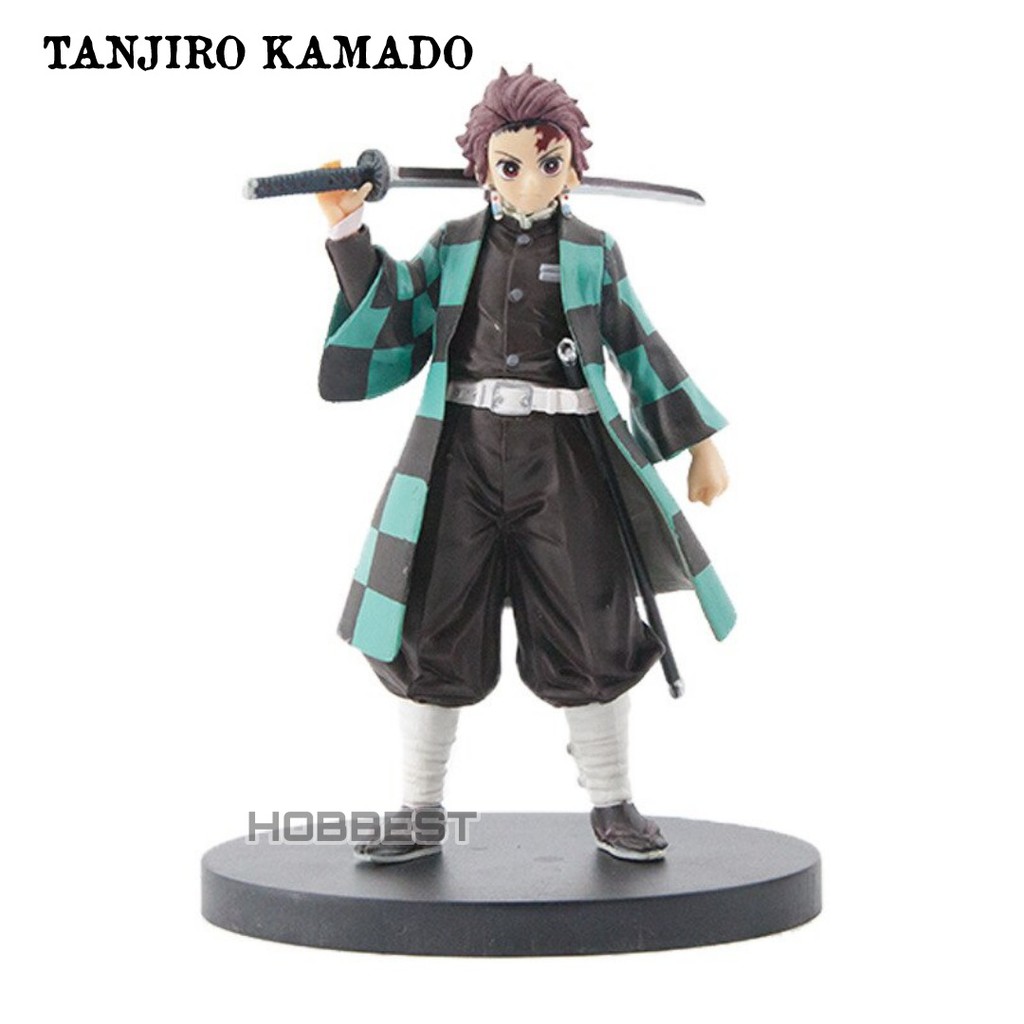 Action Figure KIMETSU NO YAIBA - Miniatur Pajangan Mainan Topper Demon Slayer Tanjiro Nezuko Giyuu-TANJIRO KAMADO #1