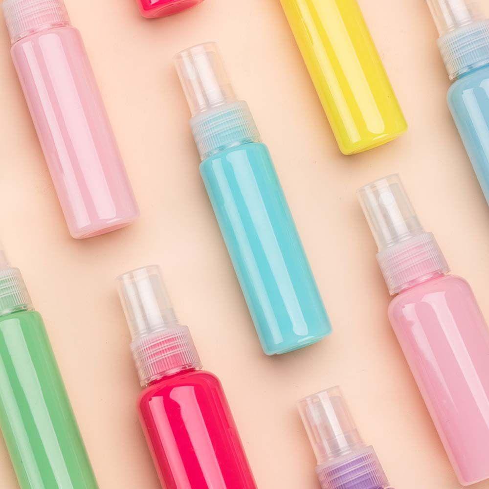 Agustinina Spray Bottle Portable Candy Color Lotion Shampoo Daily Life Botol Parfum