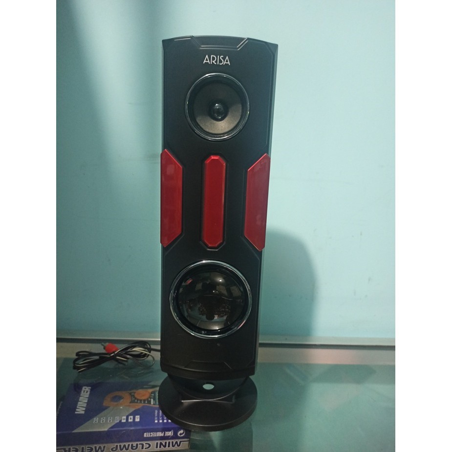 STAND SPEAKER HOME THEATER ARISA JERNIH SATUAN