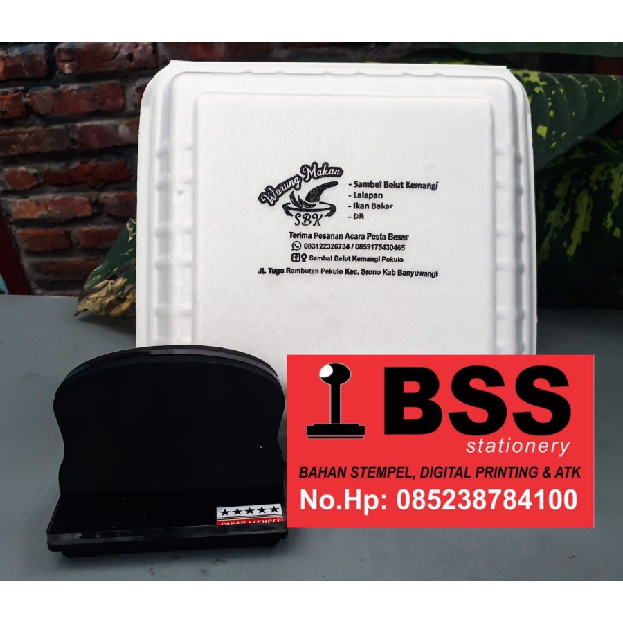 

Jual stempel sterofoam kemasan