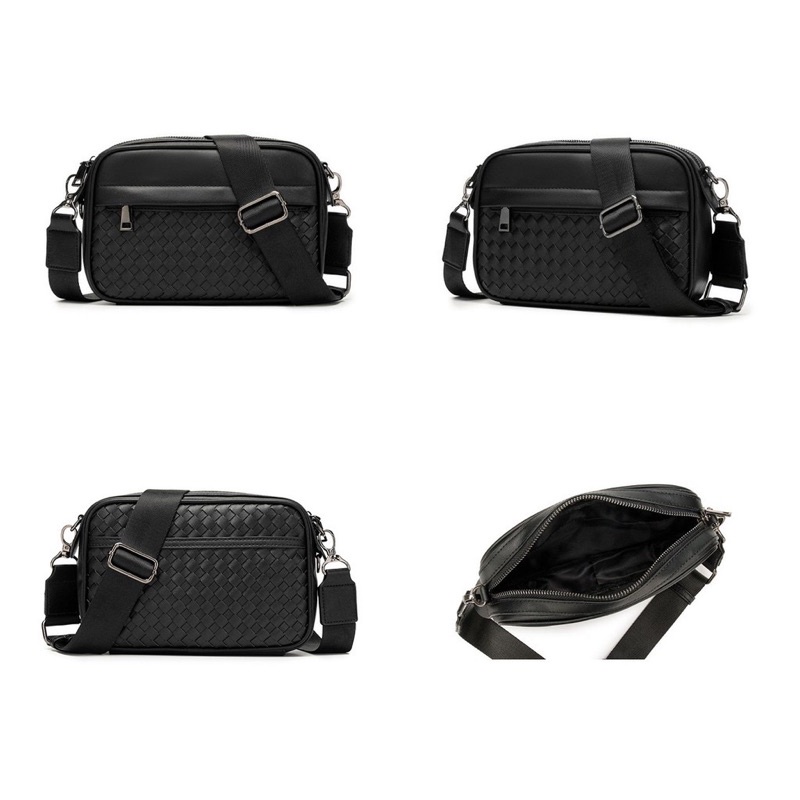 Tas selempang pria original import model anyam bahan tebal dan awet high quality produk - MB1186