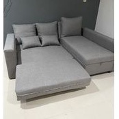 sofa L bed reclining / sofa bed minimalis / sofabed lipat