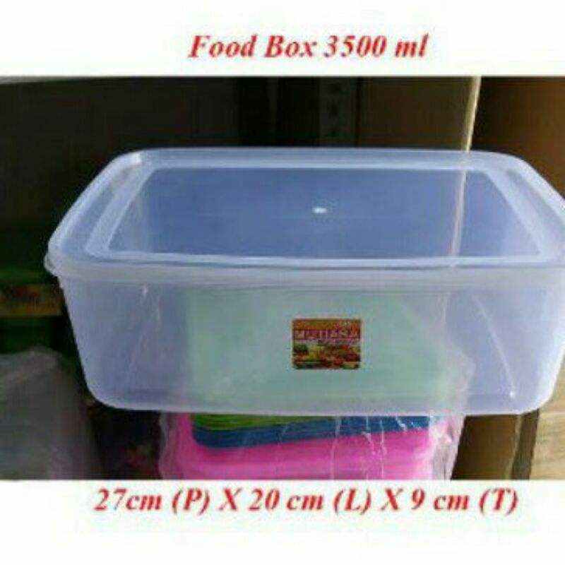 Kotak Makan Plastik wadah gorengan transparan