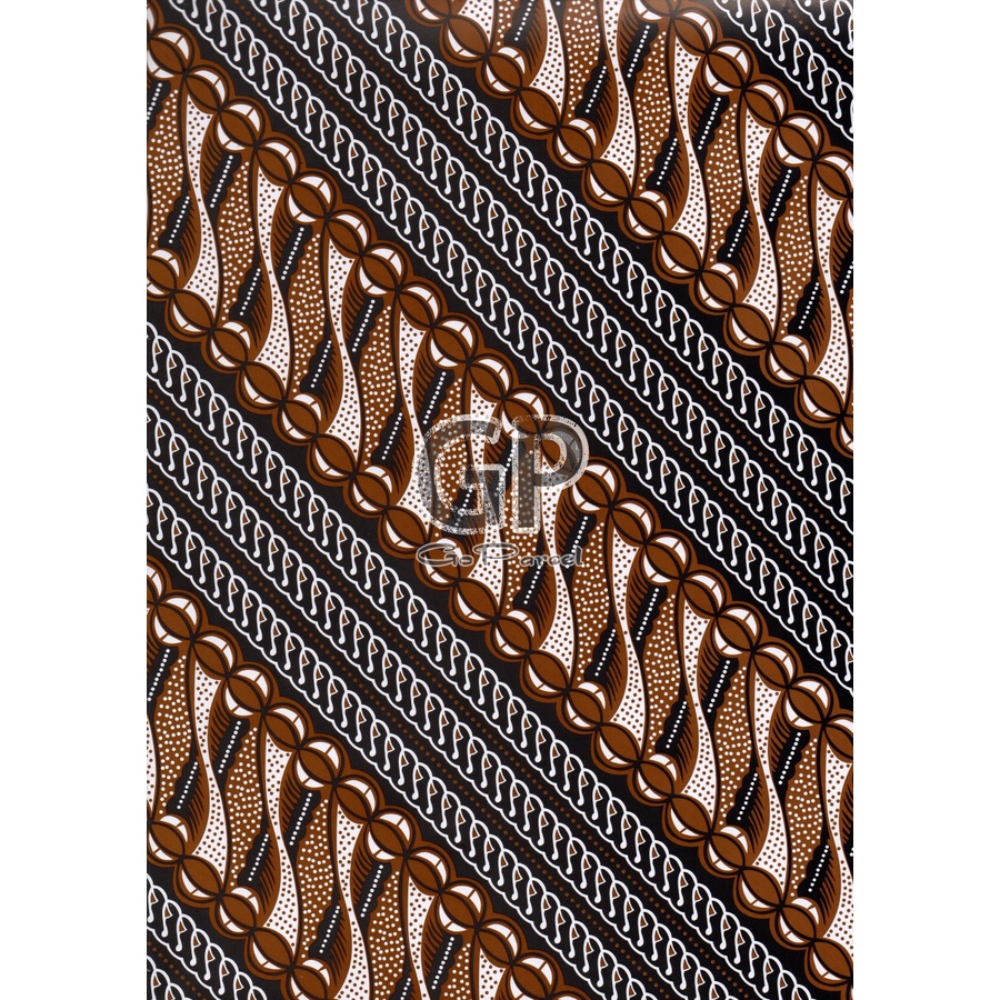 ( 5 Lembar ) KERTAS KADO SR GLOSY - GIFT WRAPPING PAPER BATIK CLASSIC VINTAGE COKLAT WARNA WARNI