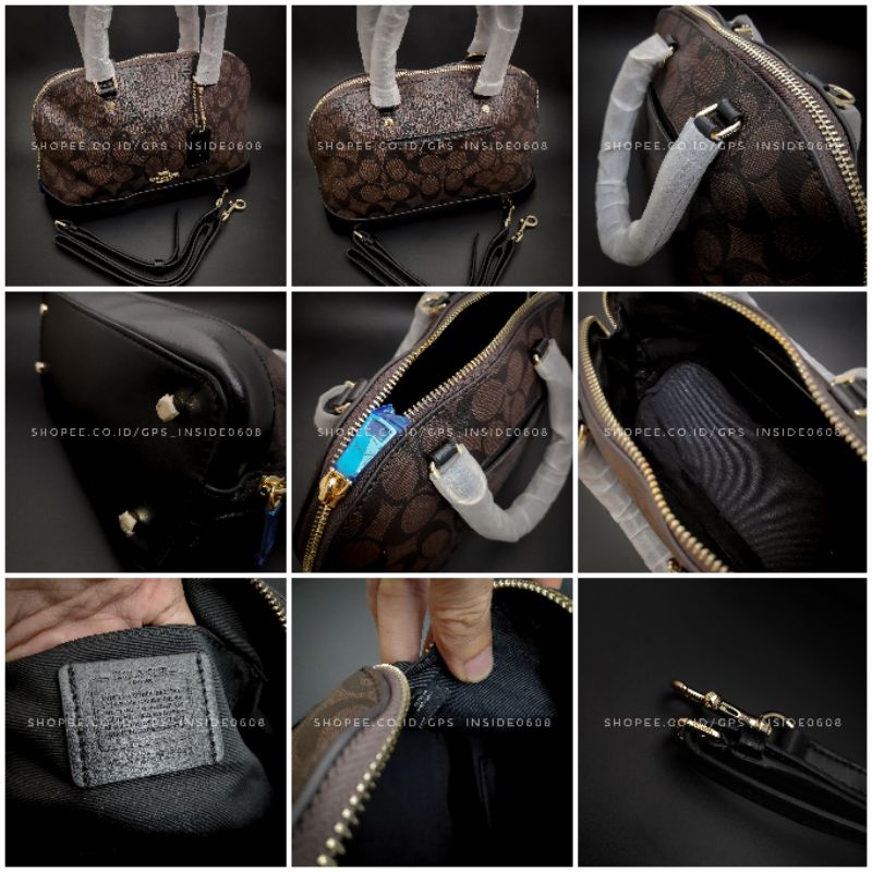 Tas selempang Coach / Tas bahu Coach / Shoulder Bag Coach F27583 Mini Sierra Satchel Signature