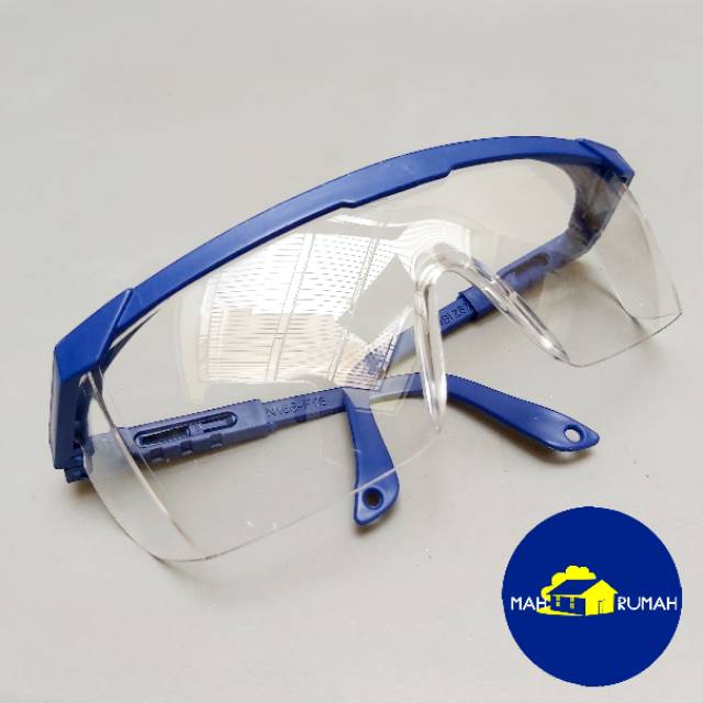 Kacamata Safety Goggle Las Gurinda Gerinda Clear Bening Google - XENON